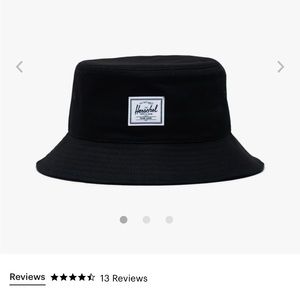 Herschel black bucket hat